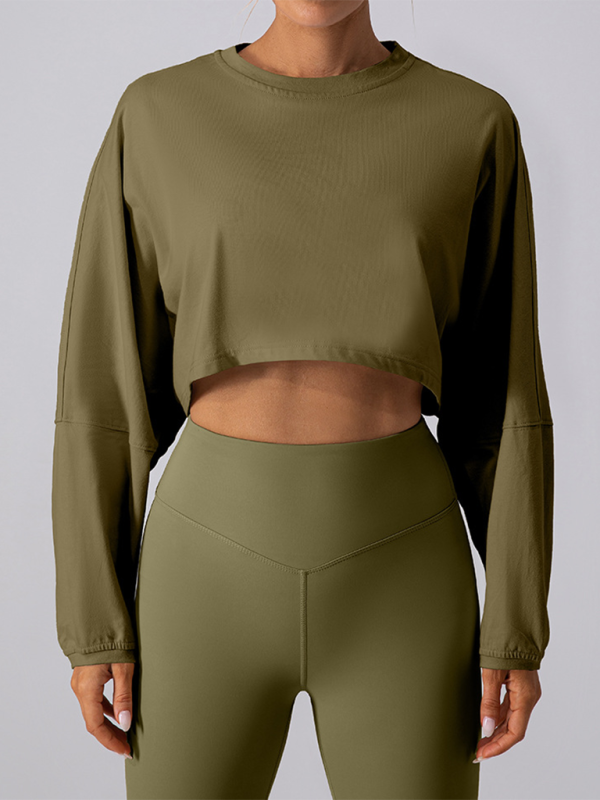 Yazlık Yuvarlak Yaka Spor Sweatshirt - Rahat ve Şık