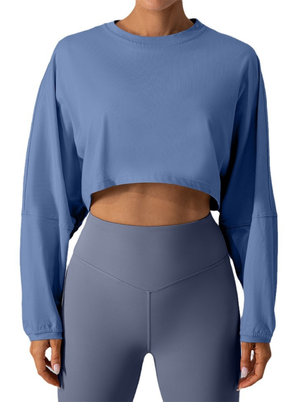 Yazlık Yuvarlak Yaka Spor Sweatshirt - Rahat ve Şık
